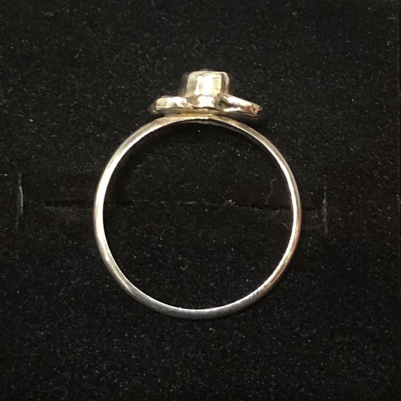 Amethyst butterfly sterling silver ring. - Picture 4 of 6